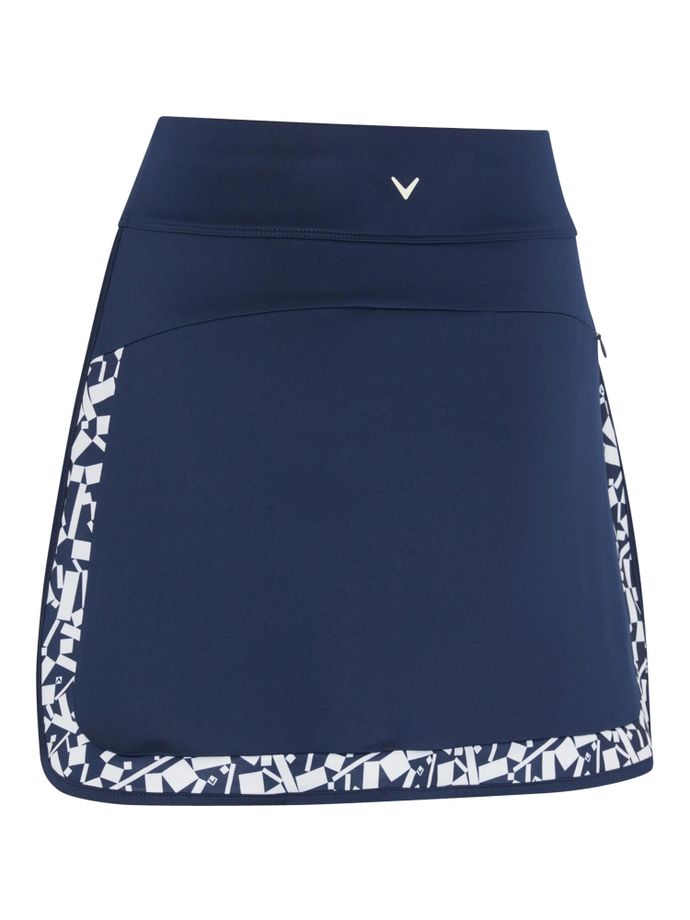 Callaway Skort Tweekleurig Geo, marine