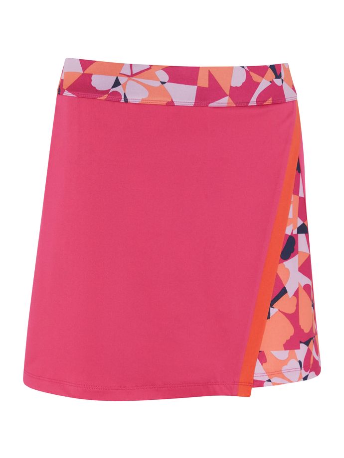 Callaway Skort geometrisch gebloemd 17, roze/gestreept