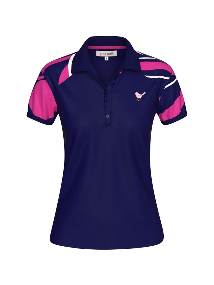 girls golf Polo Infinity, navy