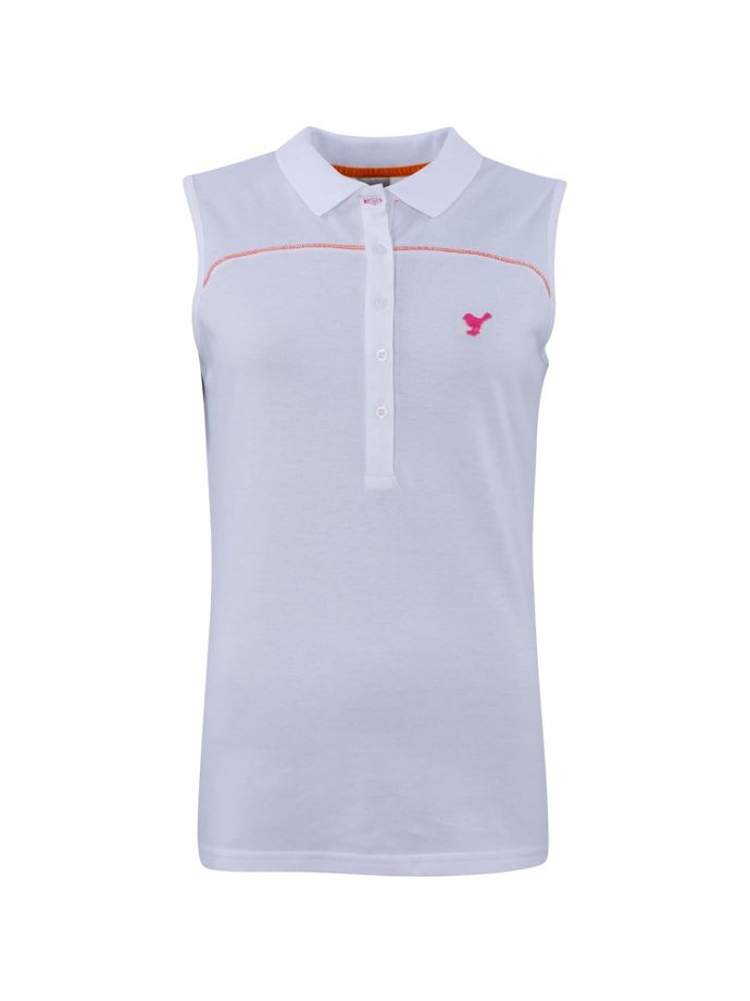 girls golf Polo Coco, wit