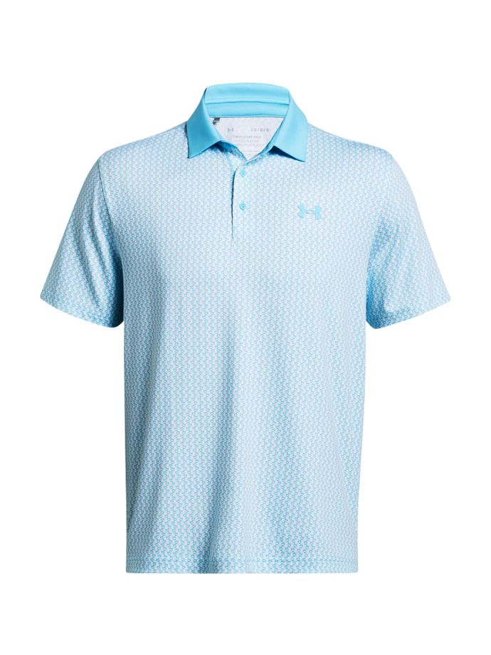 Under Armour Polo Playoff 3.0, bianco/blu