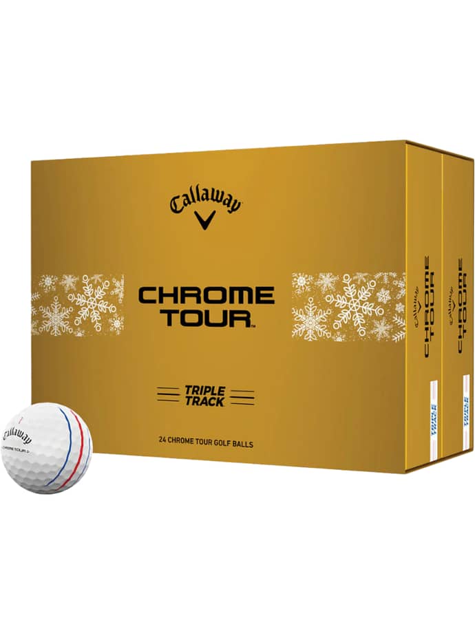 Callaway Golfbolde Chrome Tour Triple Track 48-pak, hvid