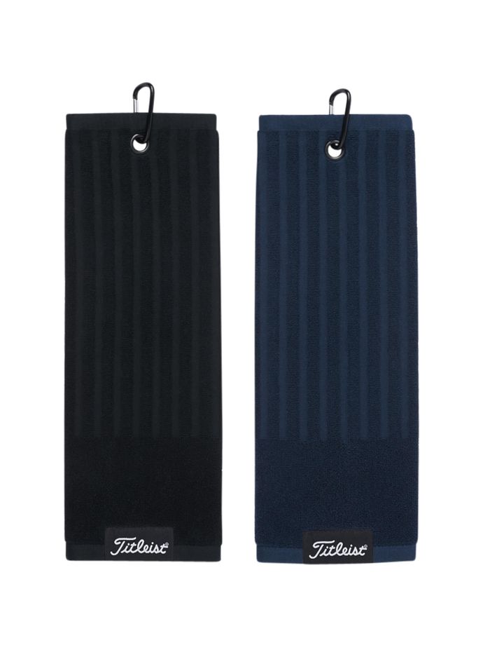 Titleist Serviette de raquette Tri-Fold, noir