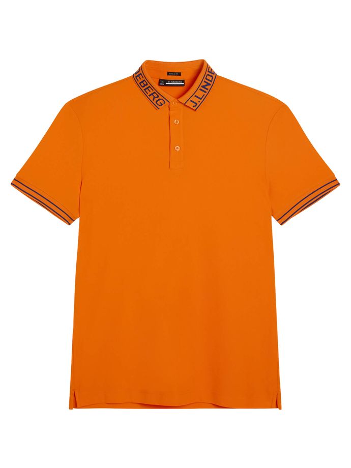 J. LINDEBERG Austin Normaal Poloshirt, oranje