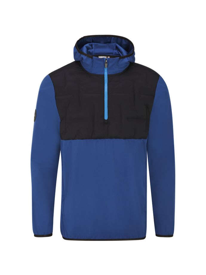 Ping Sweat à capuche Norse S6 Zoned 1/4 Zip, bleu foncé/marine