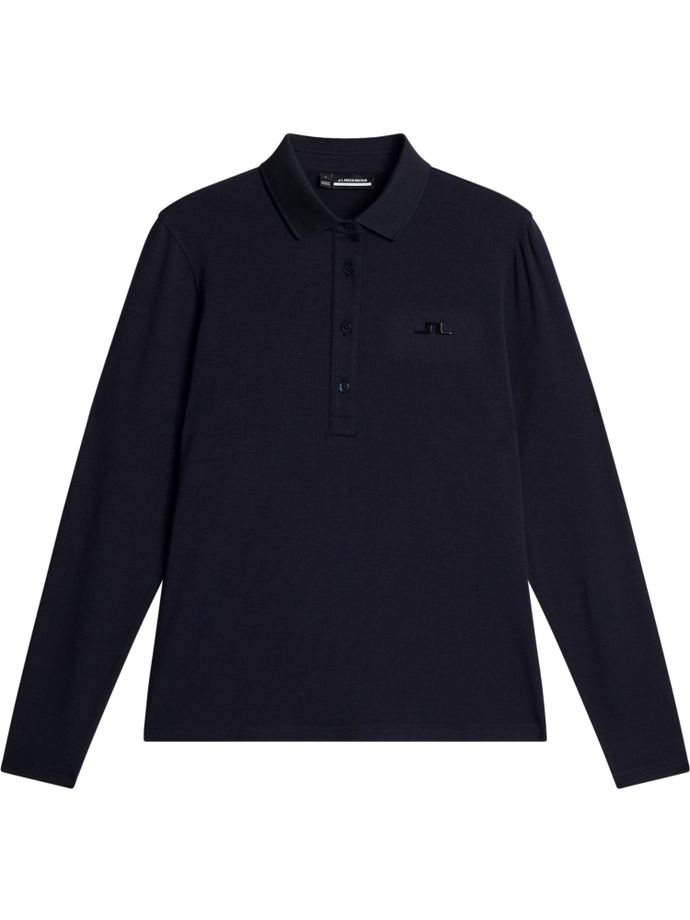 J. LINDEBERG Polo Flor Longsleeve, marine