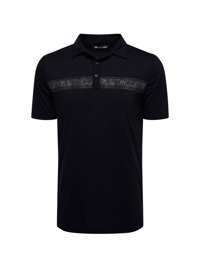 TRAVISMATHEW Polo Thunder Roll, schwarz