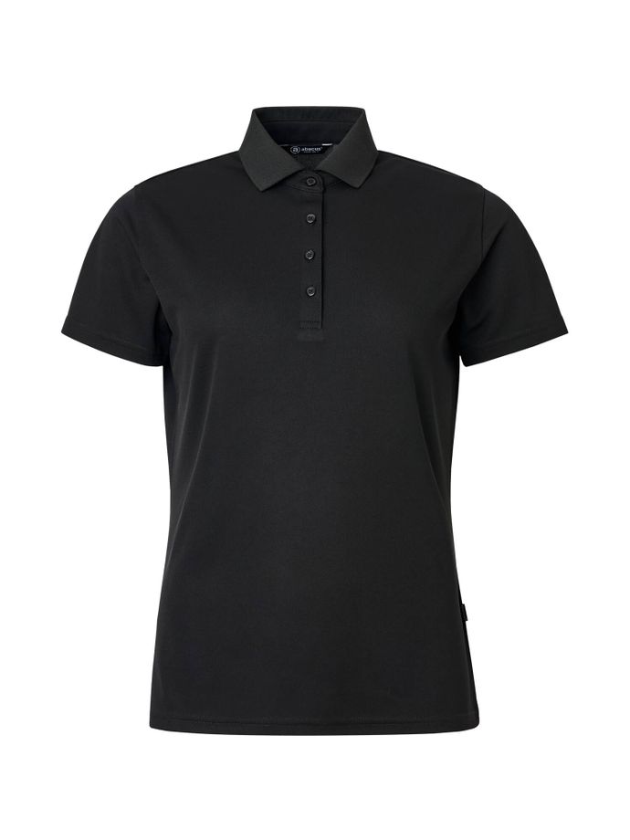 Abacus Poloshirt Cray Drycool, schwarz