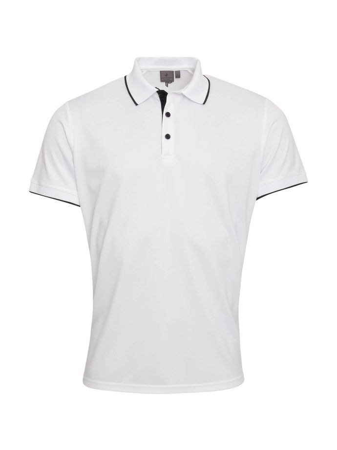 Cross Polo shirt Neo, kortärmad, vit