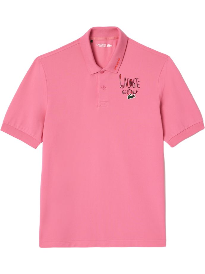 LACOSTE Polo Pioneer Collection Ultra Dry, pink