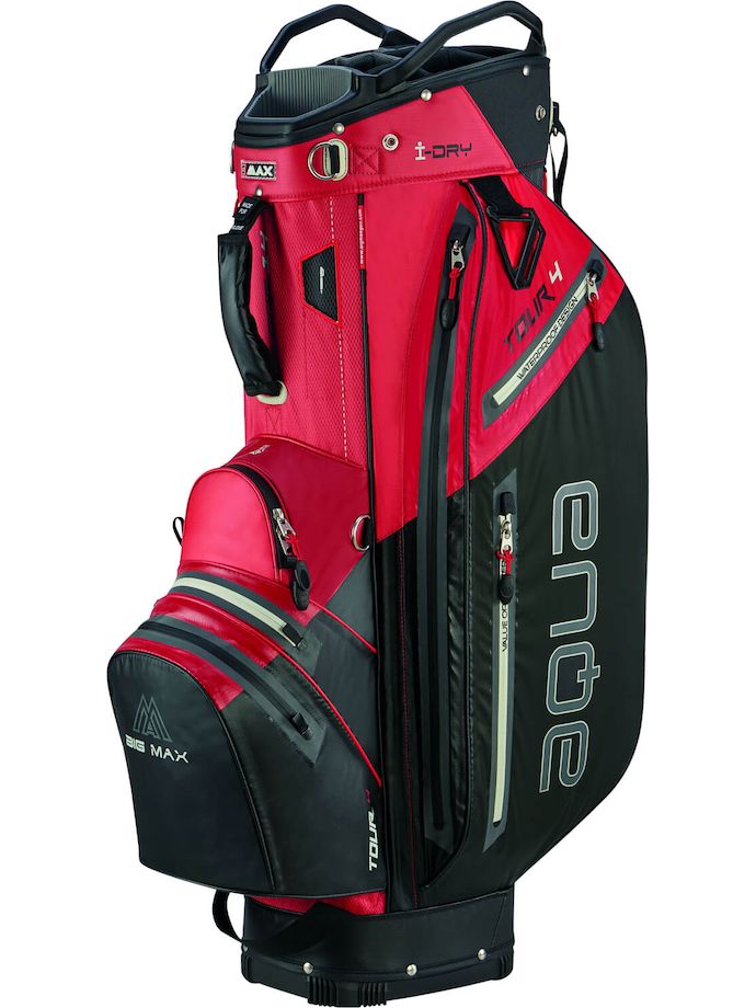 BIG MAX Cartbag Aqua Tour 4, rood/zwart