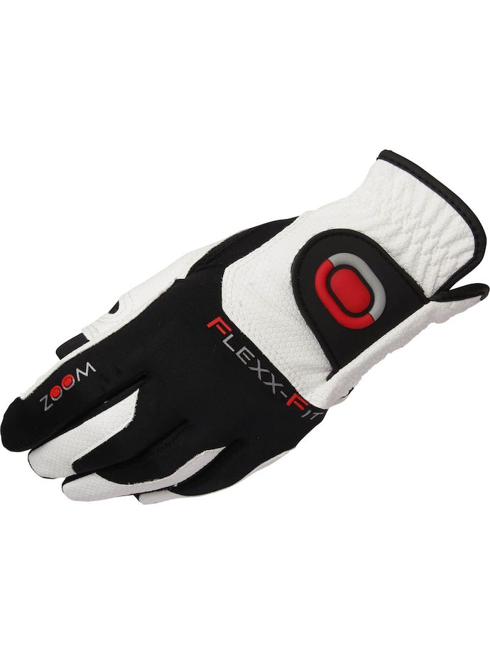 Zoom Weather glove, One Size, white/black/red