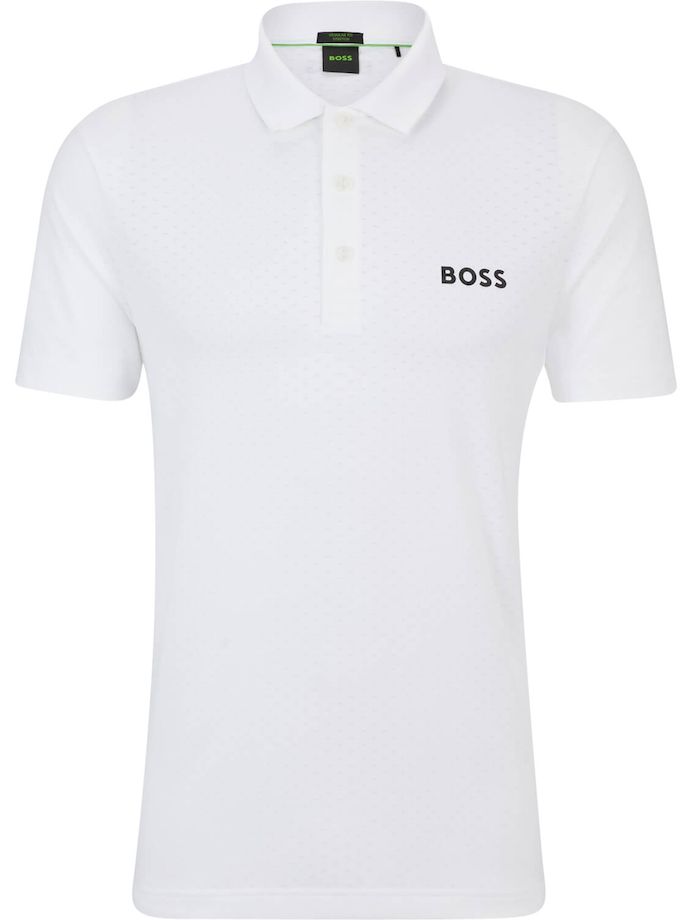 HUGO BOSS Polo Paddytech, biały