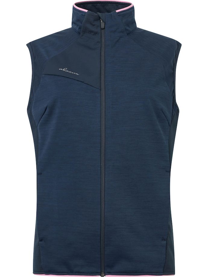 Abacus Ardfin softshell vest, marine/roze