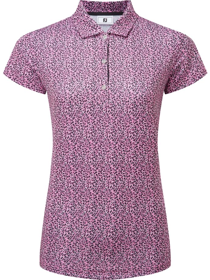 FootJoy Polo estampado animal, morado