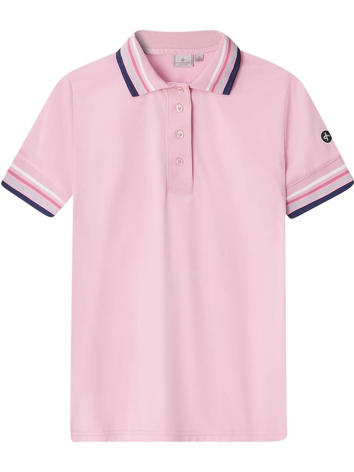 Cross Polo Stripe, rosa