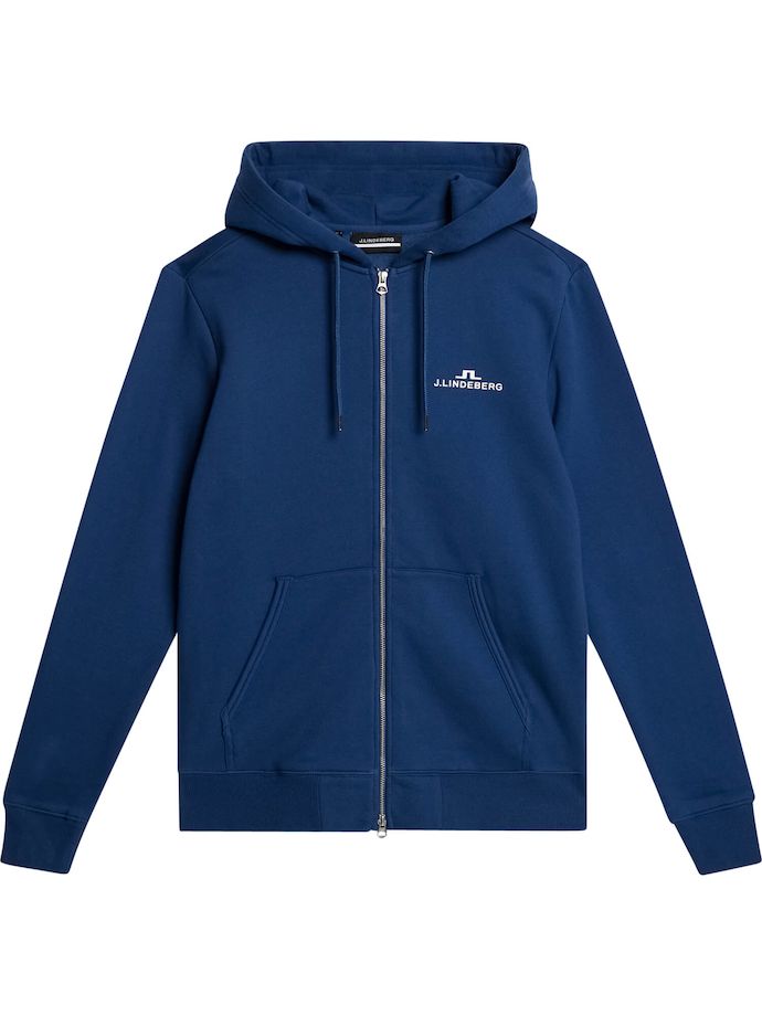 J. LINDEBERG Alpha jas met rits, donkerblauw