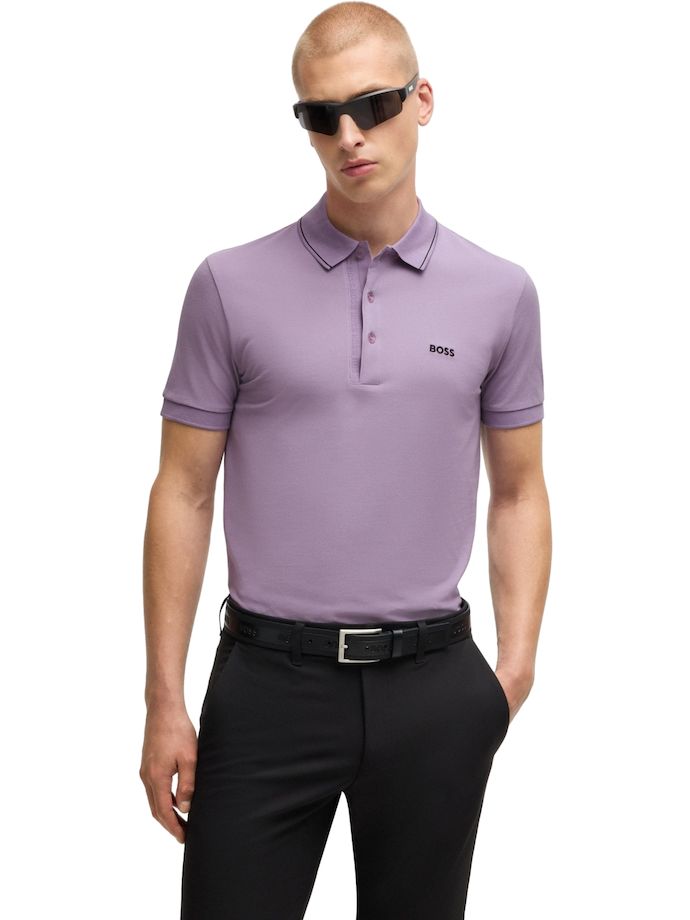 HUGO BOSS Polo Paule 4, liliowy