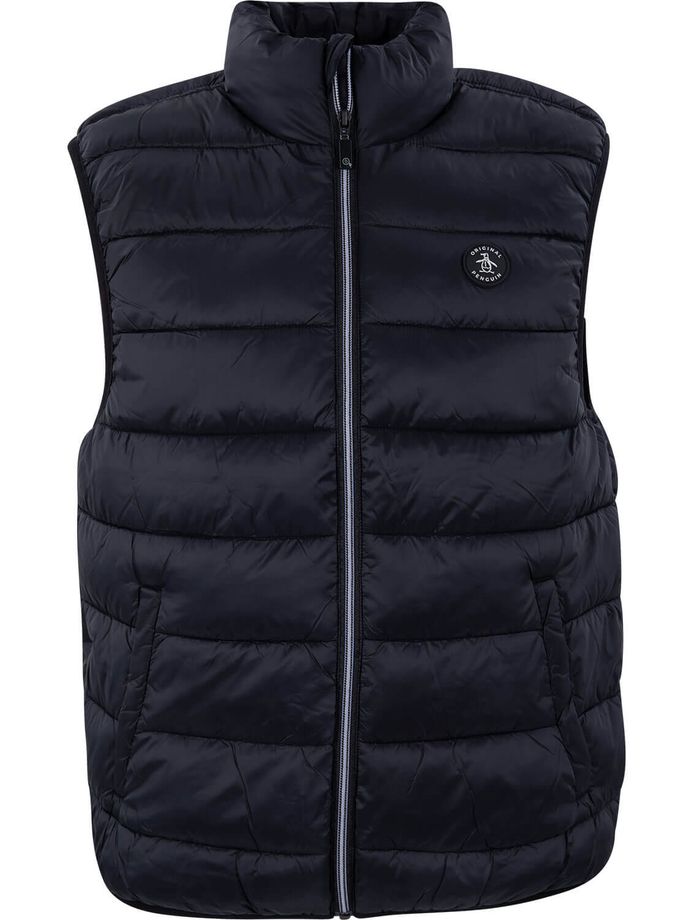 Original Penguin Gilet da tamponamento, nero