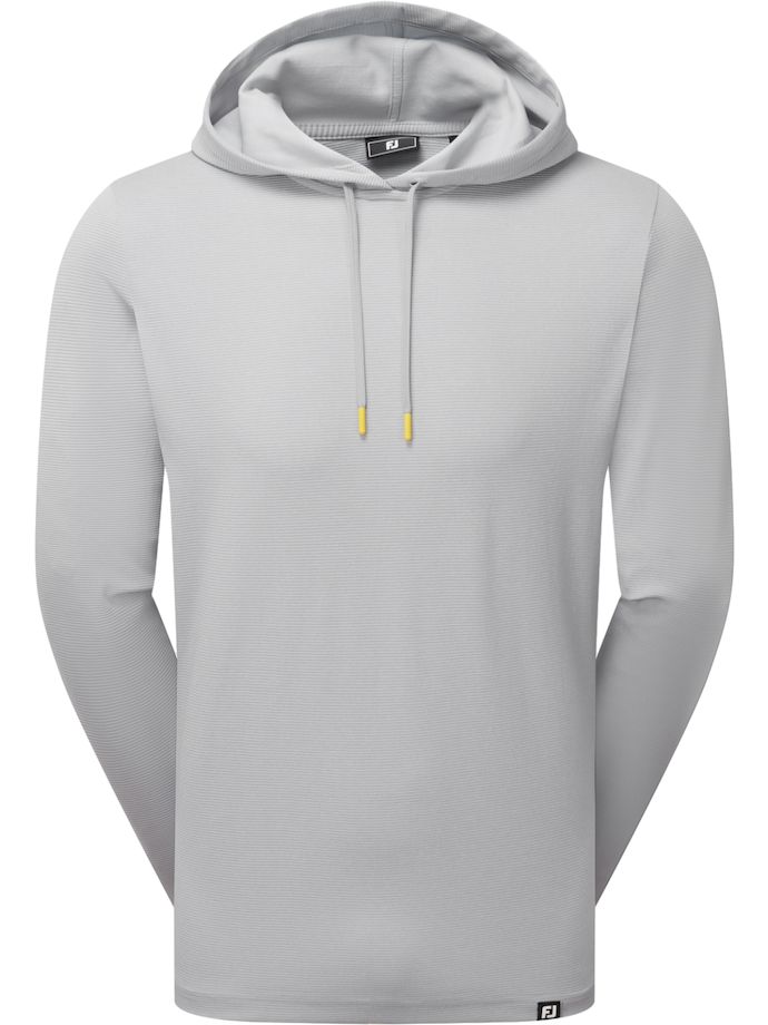 FootJoy Ottoman Jacquard Hoodie, grey