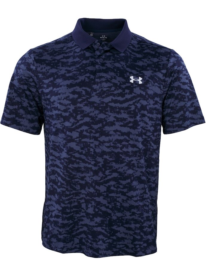 Under Armour Polo Matchplay Printed, granatowy/szary