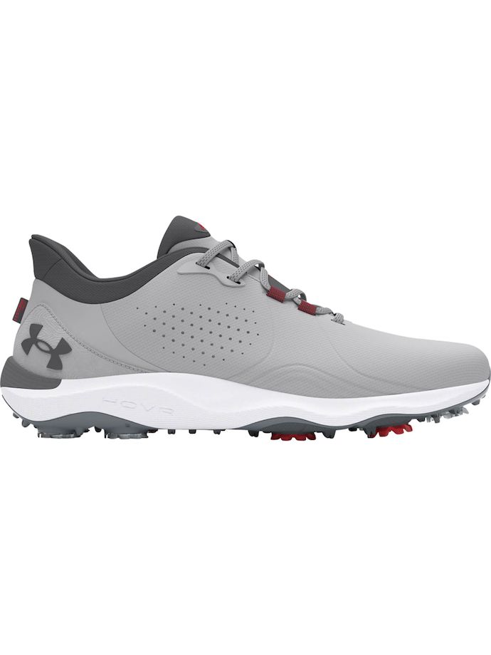 Under Armour Chaussures de golf Drive Pro larges, gris