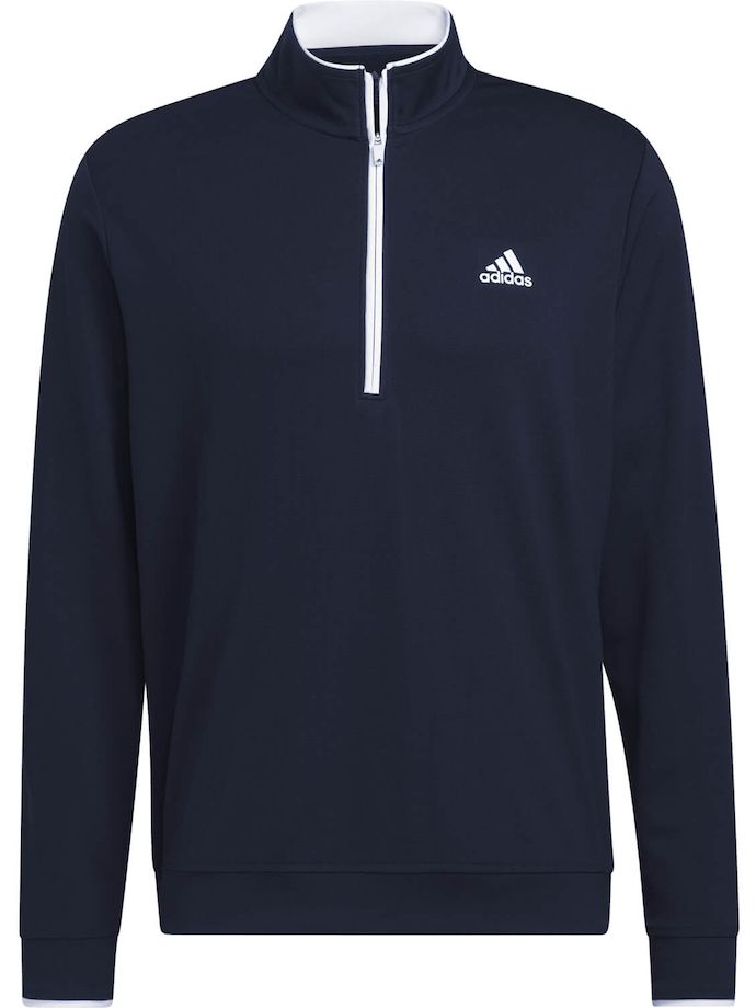 adidas Laag Lichtgewicht 1/4-Zip, marine/wit