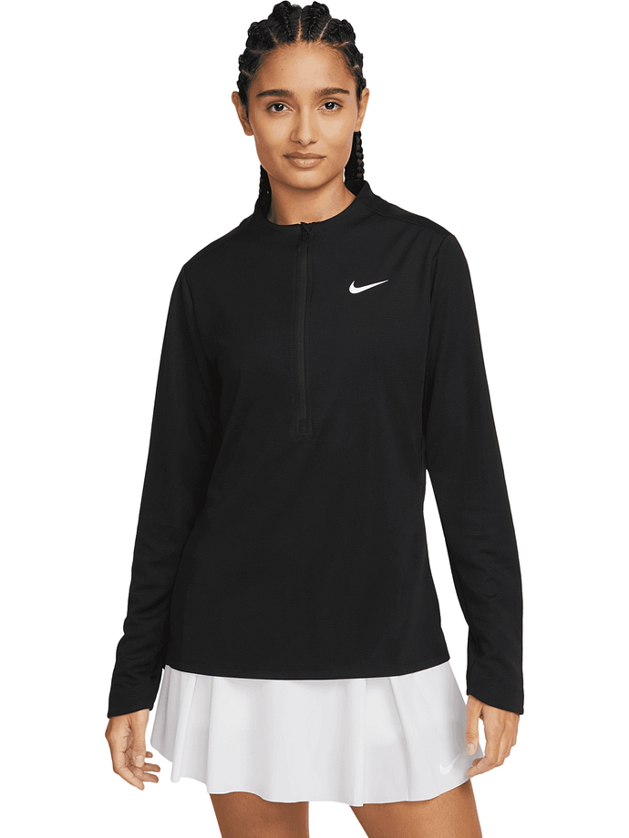 Nike Golf Capa DF UV Advantage 1/2 Cremallera, negro