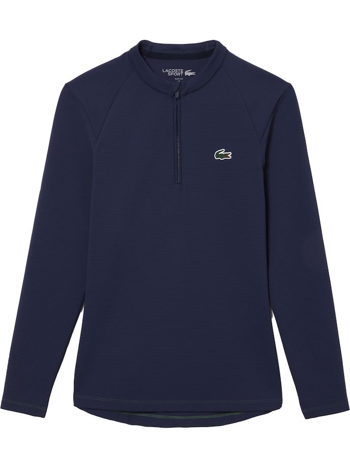 LACOSTE Strato 1/4 di zip, navy