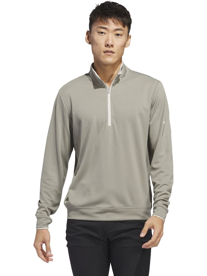 adidas Layer Core LTWT 1/4-Zip, grigio chiaro