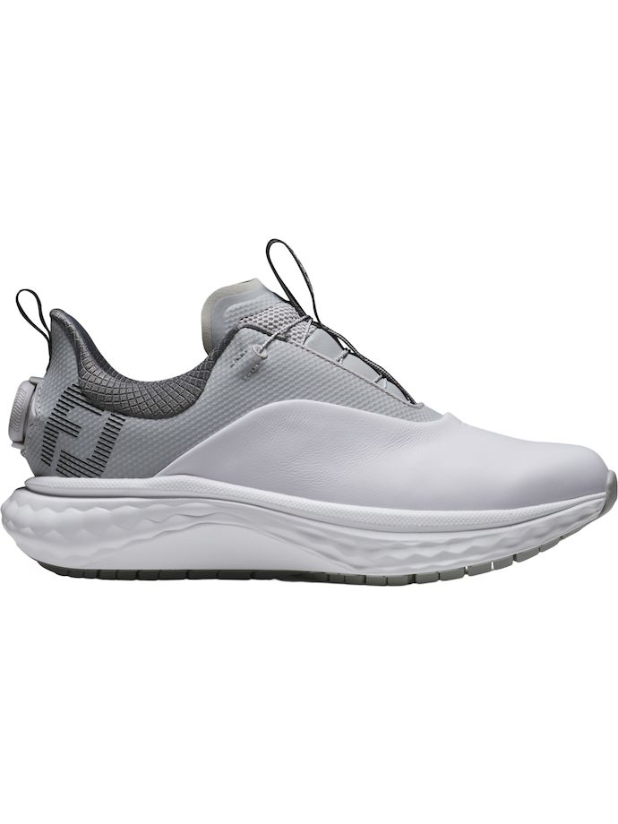 FootJoy Scarpe da golf Quantum BOA, bianco/grigio