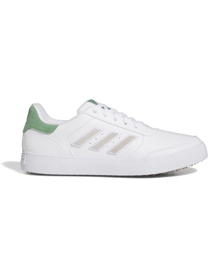 adidas Golfschuhe Retrocross, weiß/grün/beige