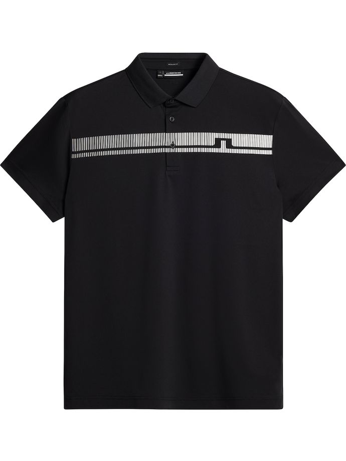 J. LINDEBERG Polo Klas, schwarz