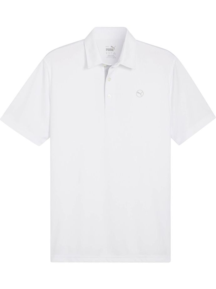 Puma Polo Pure Solid, bianco