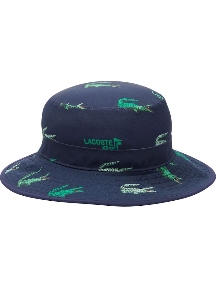 LACOSTE Hat, navy/green