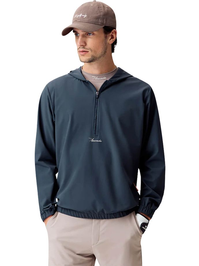 Macade Layer Wind 1/2-Zip, dark green