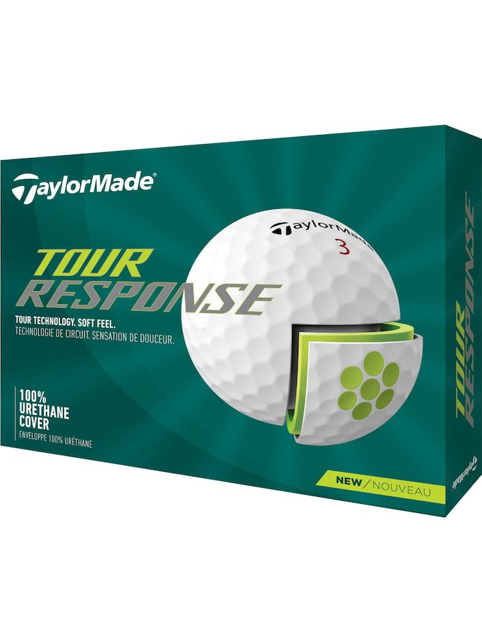 TaylorMade Tour Response Golfbälle - 12er Pack, weiß