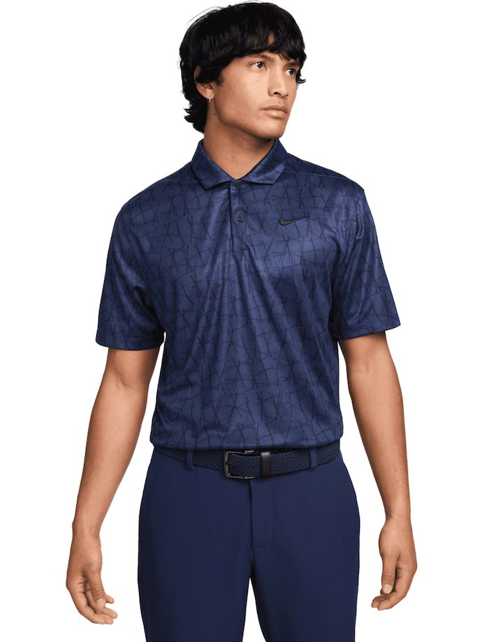 Nike Golf Polo DriFit Victory, marinblå