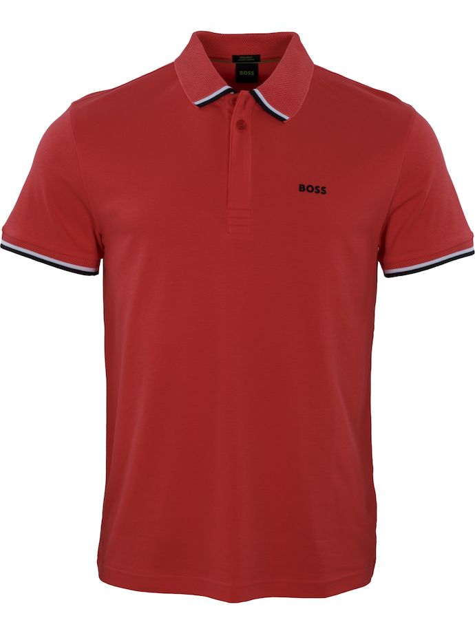 HUGO BOSS Polo Paddy Lux Heritage, rosso