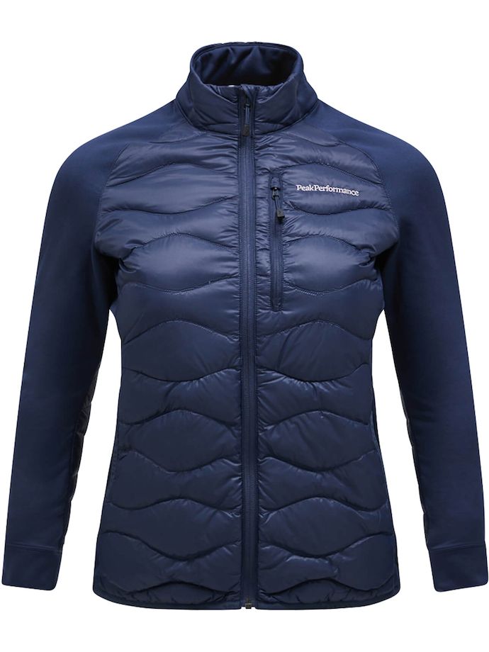 Peak Performance Veste W Helium Down Hybrid, bleu foncé