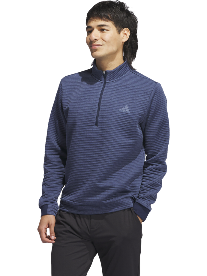 adidas Pullover Ultimate365 DWR Textured Quarter Zip, navy