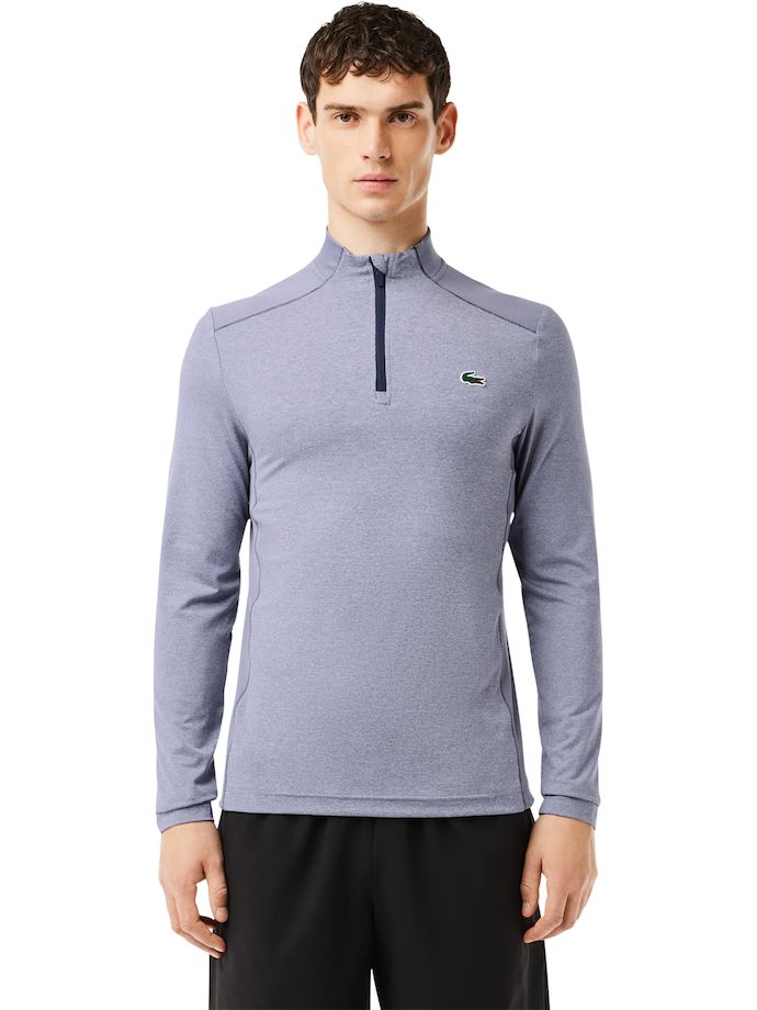 LACOSTE Couche 1/4-Zip, bleu