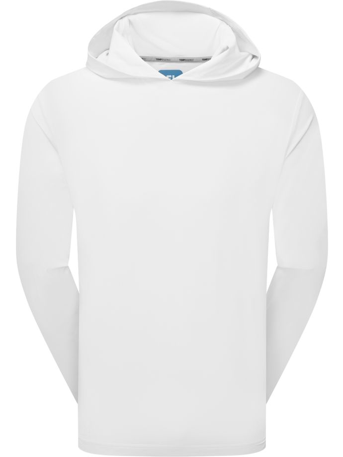 FootJoy Hoodie Temposeries Blocked Sun, white