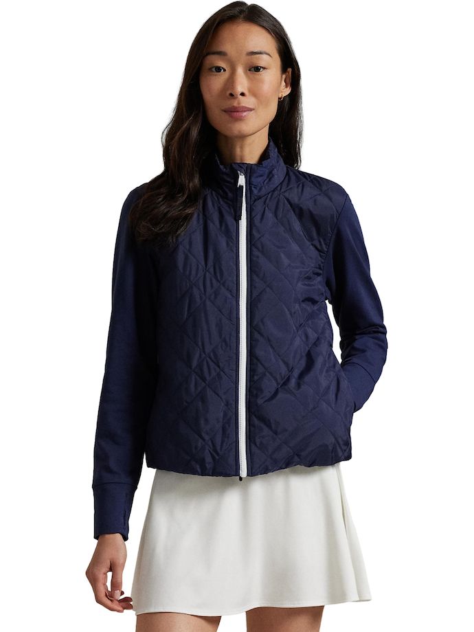 RALPH LAUREN Tech Terry jacket, navy