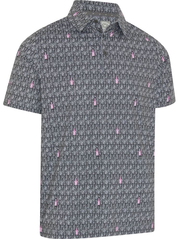 Callaway Polo All over Scotch Novelty Print, grau