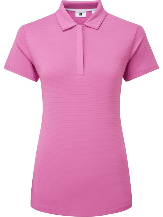 FootJoy Polo Jacquard, kurzarm, rosa