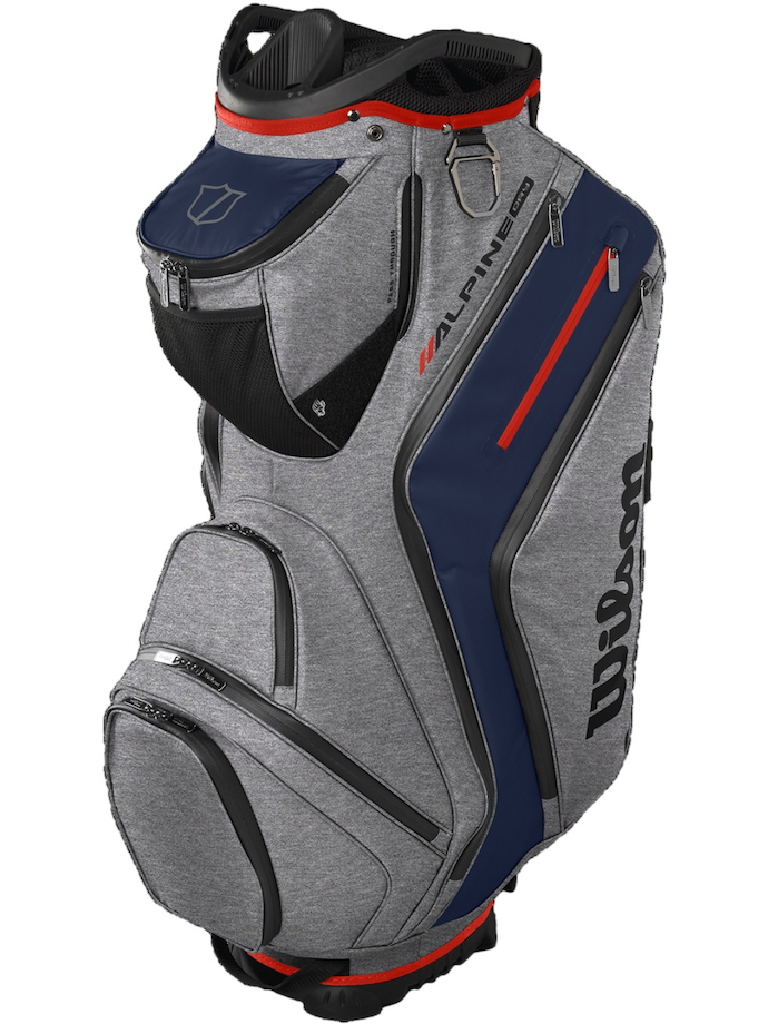 Wilson Cart Bag Dry Alpine , grey/navy/red