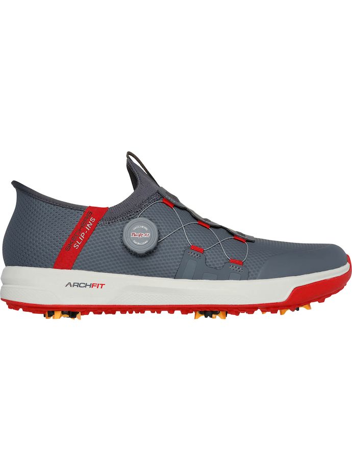 Skechers Elite Vortex Slip In golfsko, grå