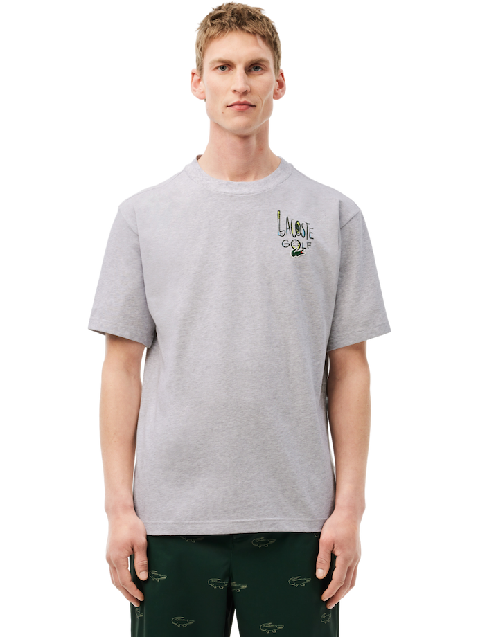 LACOSTE T-Shirt Pioneer Collection, grå