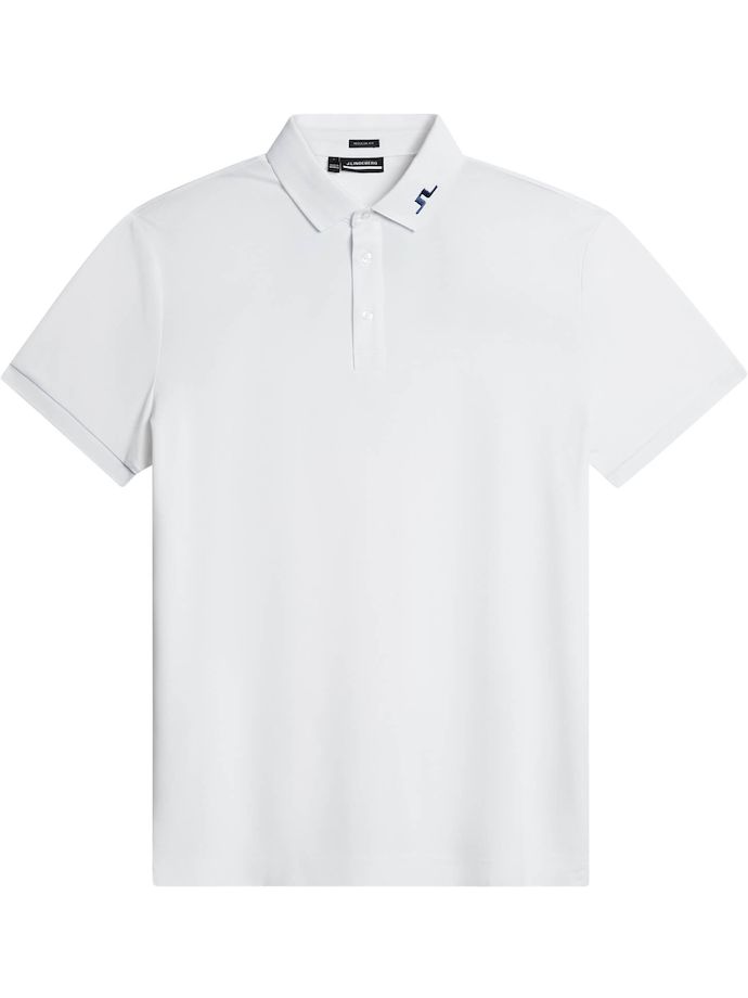 J. LINDEBERG Polo KV Print Reg, blanc